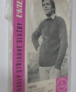 Pánský pletený svetr - ruční pletení