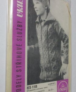 Chlapecký pletený svetr - ruční pletení
