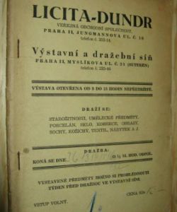 Licita-Dundr aukční katalog