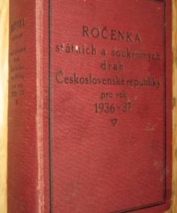 Ročenka státních a soukromých drah Československé republiky pro rok 1936-37