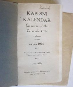 Kalendář ČS. červeného kříže