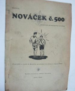 Nováček č. 500 Junácká propagační hříčka