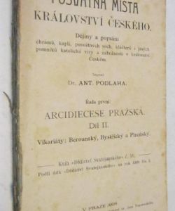 Posvátná místa království Českého - Vikariáty Berounský, Bystřický a Plzeňský