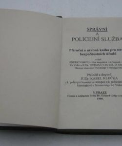 Správní a policejní služba