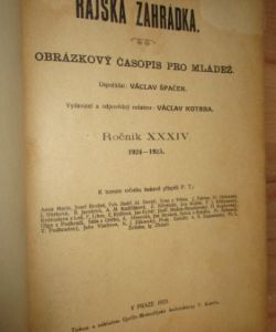 Rajská zahrádka - ročníky 34-36