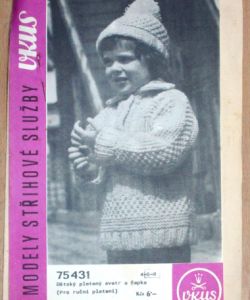 Vkus - Dětský pletený svetr a čapka