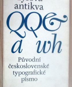Týfova antikva - Původní československé typofragické písmo