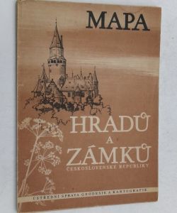 Mapa hradů a zámků Československé republiky