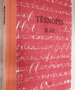 Těsnopis II. díl