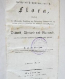 Allgemeine medizinisch-pharmazeutische Flora I-II