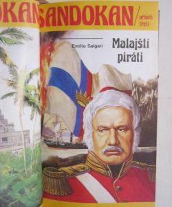 Sandokan - Tygři z Mompracemu + Tajemství černé džungle + Malajští piráti + Kněžka bohyně Kálí + Záhada podzemního města /  pět dílů kompletní sága