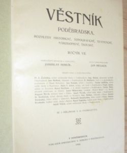 Věstník Poděbradska - Ročníky VII, VIII, IX