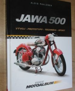 Jawa 500 vývoj, prototypy, technika, sport