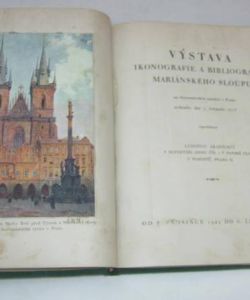 Výstava ikonografie a bibliografie Mariánského sloupu