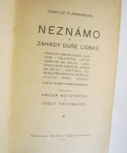 Neznámo a záhady duše lidské
