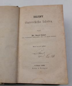 Dějiny starověkého lidstva