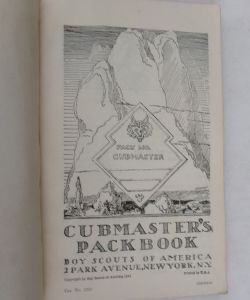 Cubmaster´s  Packbook