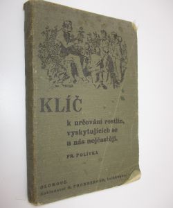 Klíč k určování rostlin, vyskytujících se u nás nejčastěji