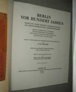 Berlin vor hundert jahren