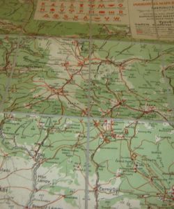 Krkonoše - Podrobná mapa zimních cest