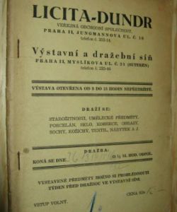 Licita-Dundr aukční katalog