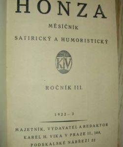 Honza měsíčník satirický a humoristický