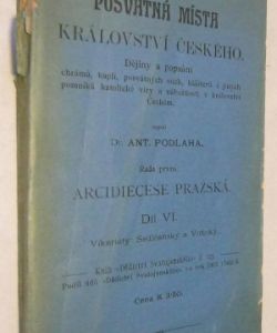 Posvátná místa král. Českého VI. - Vikariáty Sedlčanský a Votický