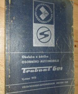 Trabant 601 obsluha a údržba