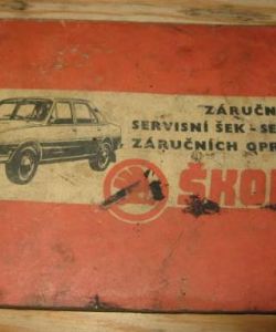 Škoda 105S - 105L - 120 - 120L - 120LS Záruční list - Návod k obsluze