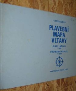 Plavební mapa Vltavy - Slapy - Mělník